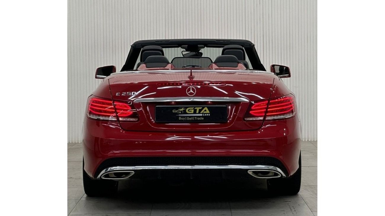Mercedes-Benz E 250 Std 2014 Mercedes Benz E250 AMG Cabriolet, Service History, Low Kms, GCC