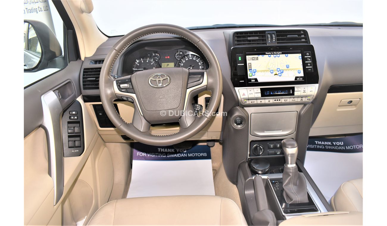 تويوتا لاند كروزر PRADO 4.0L VXR V6 4WD 2018 GCC SPECS DEALER WARRANTY