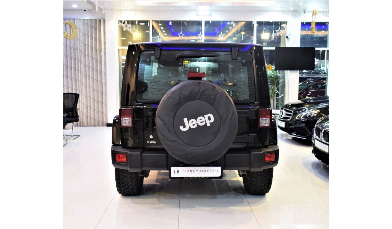 Jeep Wrangler ( ONLY 38000KM ) AMAZING Jeep Wrangler SAHARA 2013 Model!! in Black Color! GCC Specs