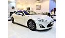 تويوتا 86 AMAZING Toyota GT 86 2013 Model!! in White Color! GCC Specs