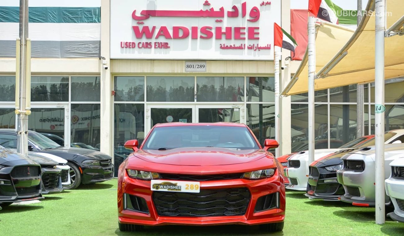 شيفروليه كامارو Camaro RS V6 3.6L 2016/ Original AirBags/ ZL1 Kit/ Leather Interior/ Excellent Condition