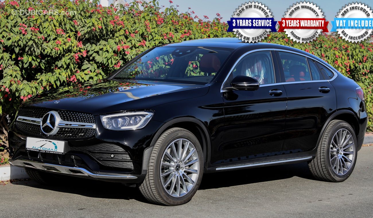 مرسيدس بنز GLC 300 ,GLC VIP   AMG ,2020مطابقة للمواصفات الخليجية 0 كم مع ضمان سنتان + 3 سنين صيانة عند EMC