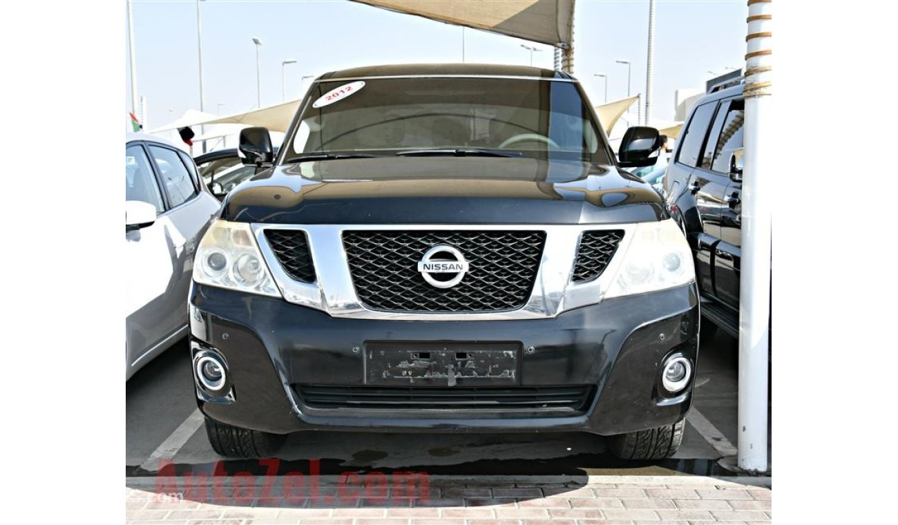 Nissan Patrol 2012 BLACK LEATHER GCC FULL OPTION NO PAIN NO ACCIDENT PERFECT