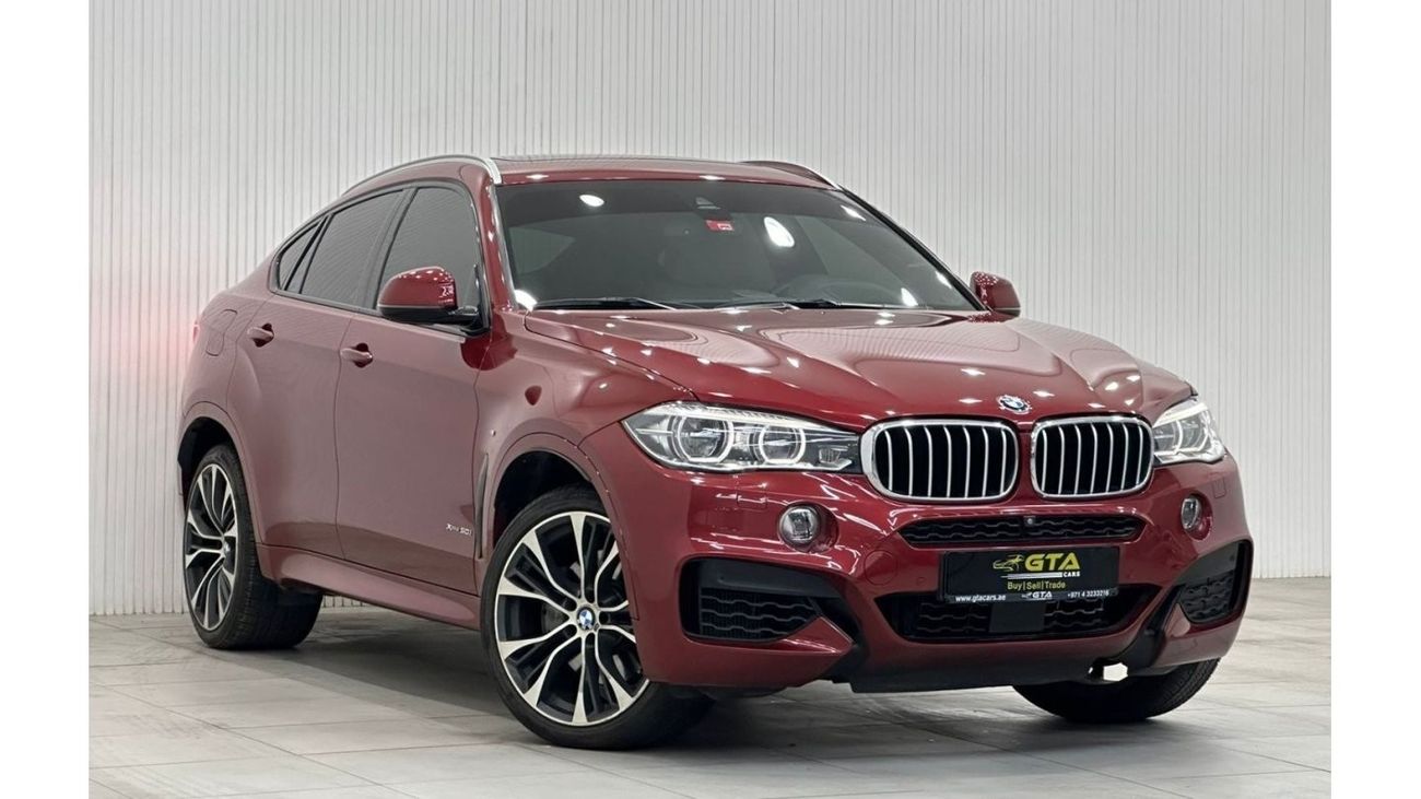 بي أم دبليو X6 50i M سبورت 2018 BMW X6 xDrive50i M-Sport, Warranty, Full BMW Service History, Fully Loaded, GCC