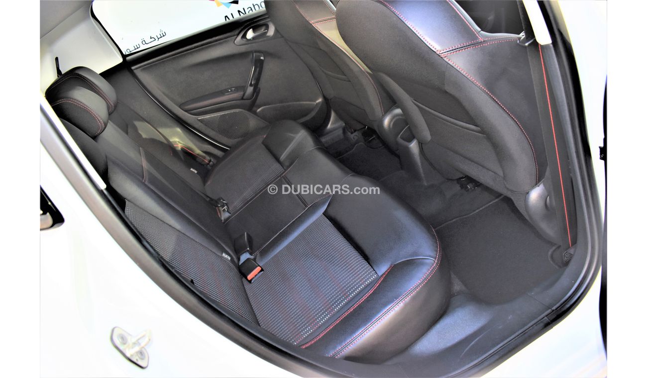 بيجو 208 1.6 GT LINE 2018 GCC DEALER WARRANTY