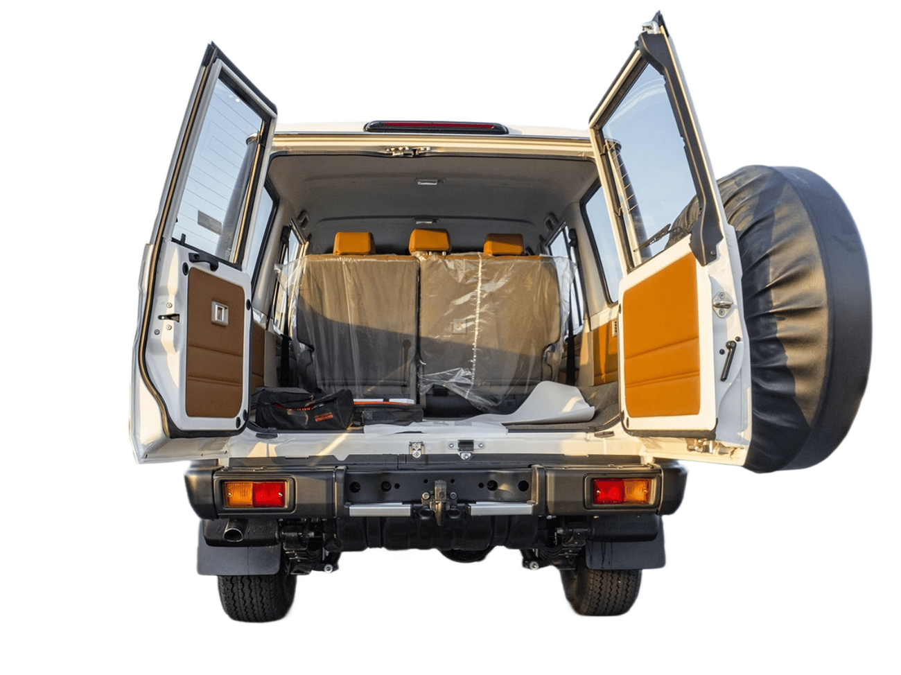 تويوتا لاند كروزر 70 ECTKSA003 - 2025 Toyota LC 76 5 Doors Hardtop - 2.8L Diesel Auto - Full Options – White with Tan Int