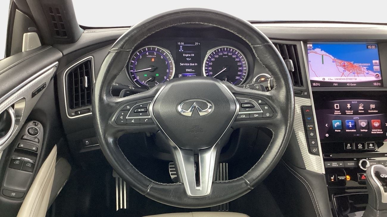 Infiniti Q60 Red Sport | upto AED 20,000 Ramadan Discount | Guaranteed Warranty | 0 Down Payment