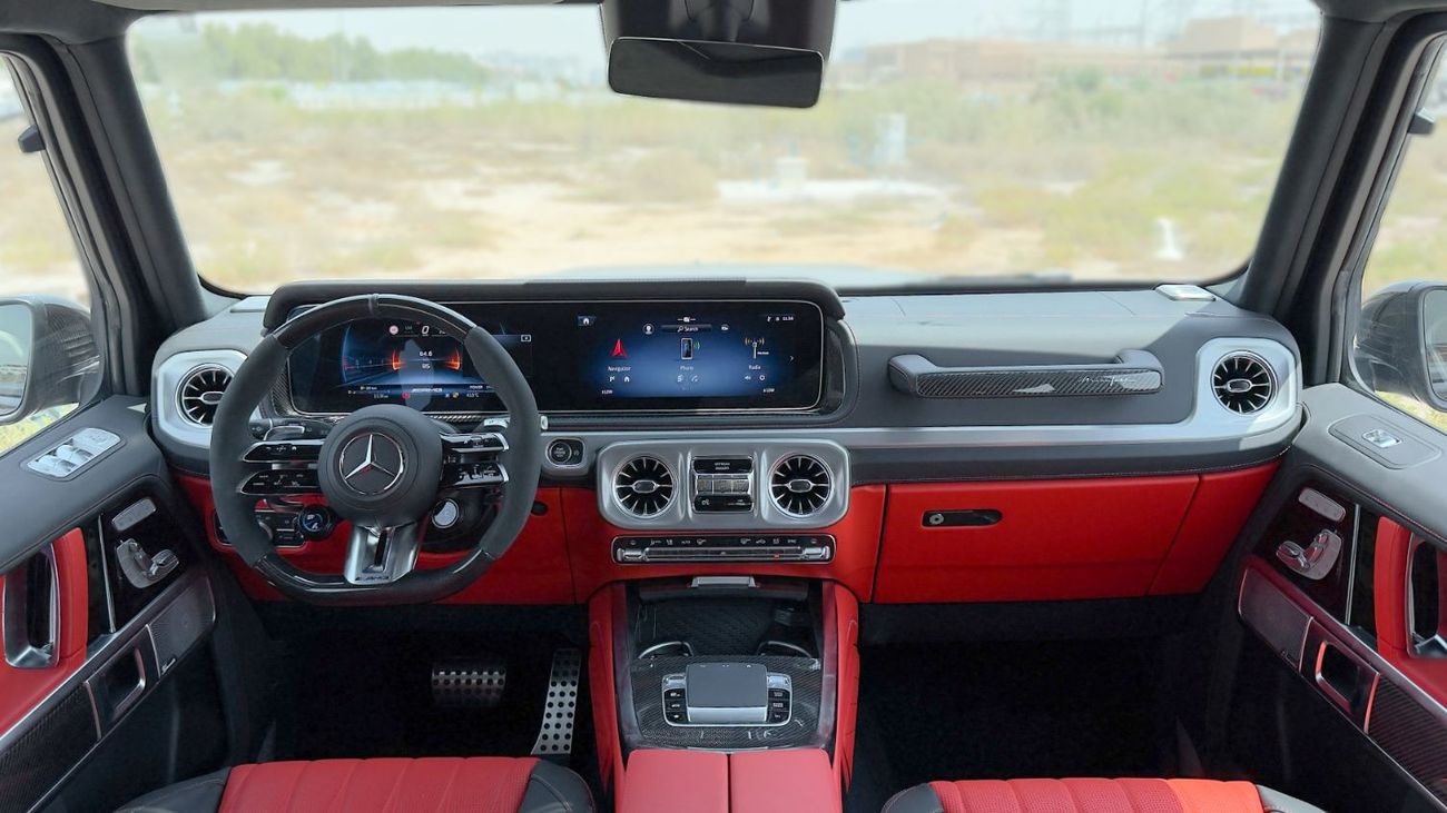 Mercedes Benz G63 AMG STANDARD 2026 Mercedes-Benz AMG G 63 4.0L AT Petrol (Black-Red)
