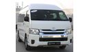 Toyota Hiace Commuter GLX High Roof Toyota haice 2017 white GCC excellent condition without accident