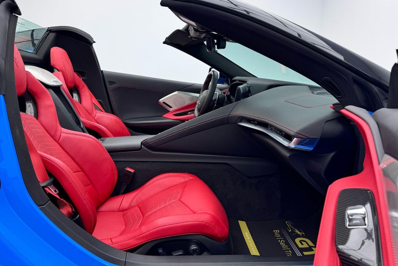 شيفروليه كورفت 3LT 6.2L (490 HP) Convertible 2024 Chevrolet Corvette Stingray Z51 3LT, 2027 Chevrolet Warranty, Ful