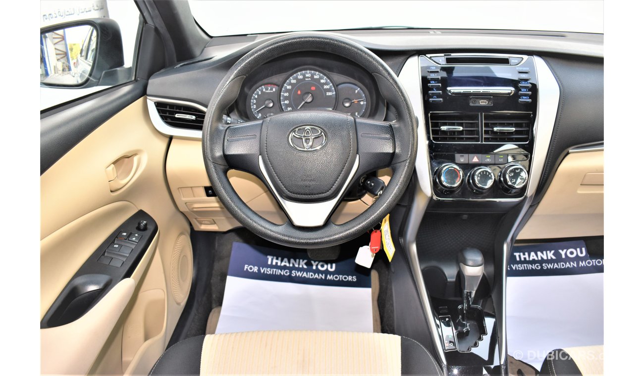 Toyota Yaris 1.3L SE HATCHBACK 2019 GCC SPECS DEALER WARRANTY