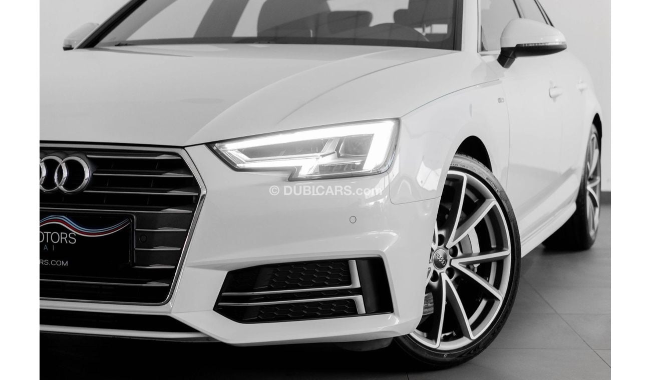 أودي A4 45 TFSI quattro ديزاين 2017 Audi A4 2.0L S-Line Quattro / Full-Service History