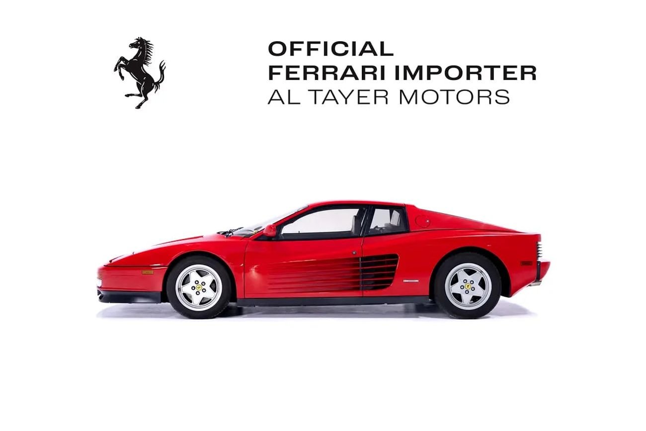 Ferrari Testarossa Drive the Legend: Classiche MY in Rosso Corsa