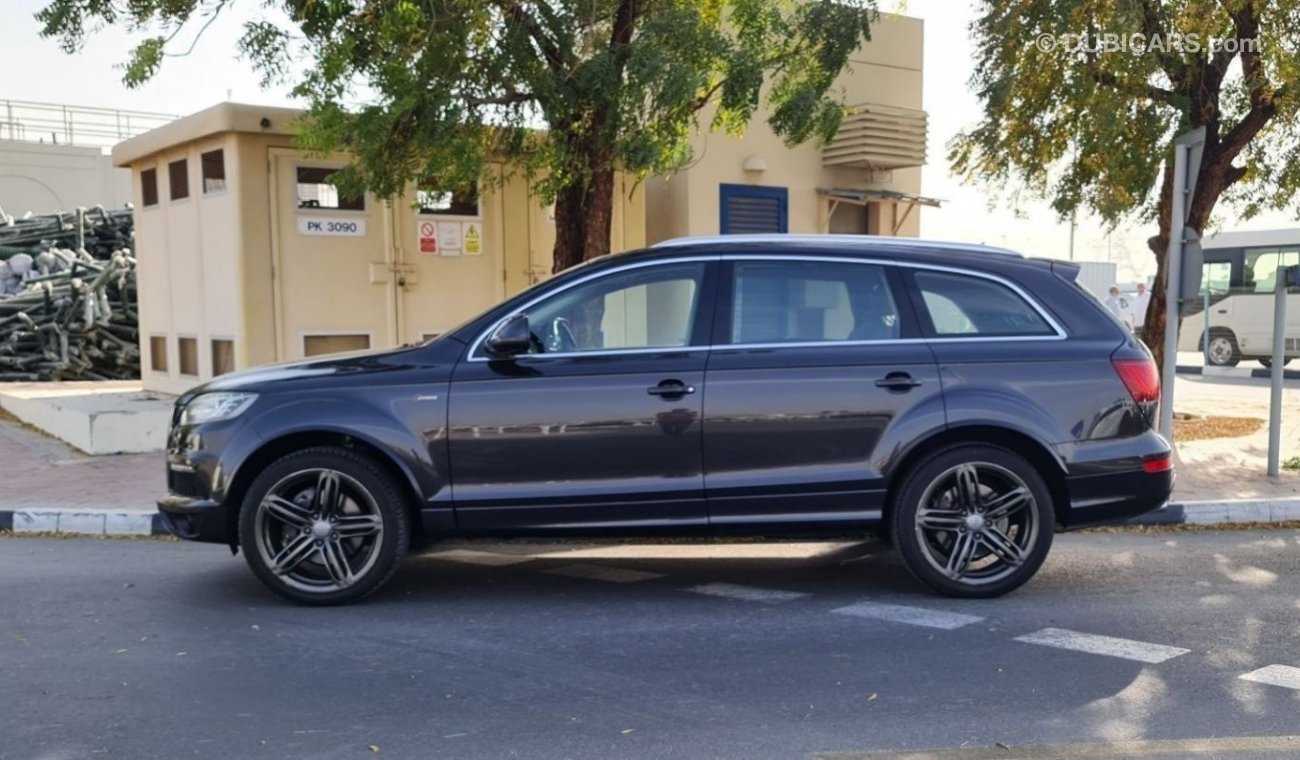 Audi Q7 TFSI quattro S-Line Supercharged 3.0L Turbo V6 2014 GCC Perfect Condition