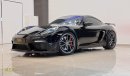 بورش كايمان جي تي ٤ 2020 Porsche GT4 Black Edition, Porsche warranty till 12/2022 Full-Service History, GCC