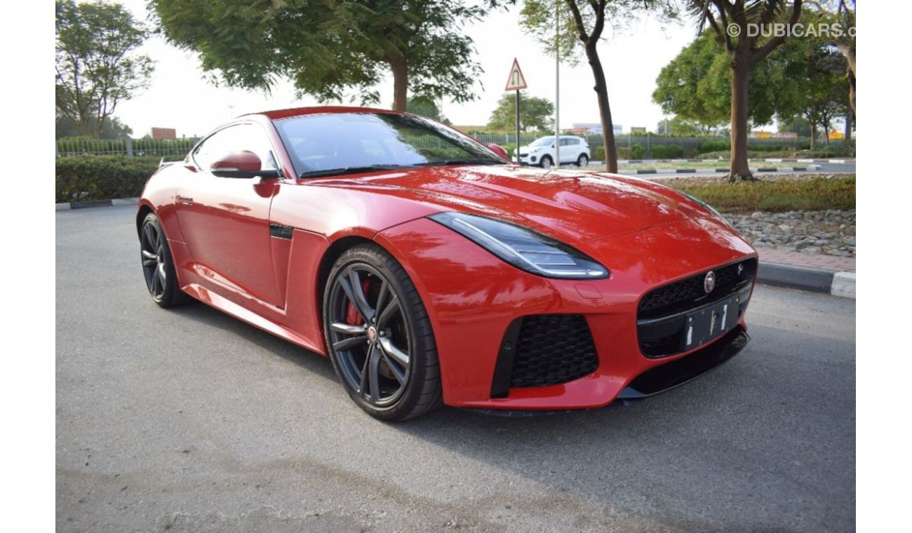 جاغوار F-Type SVR COUPE 2019 LOW MILEAGE THREE YEARS WARRANTY