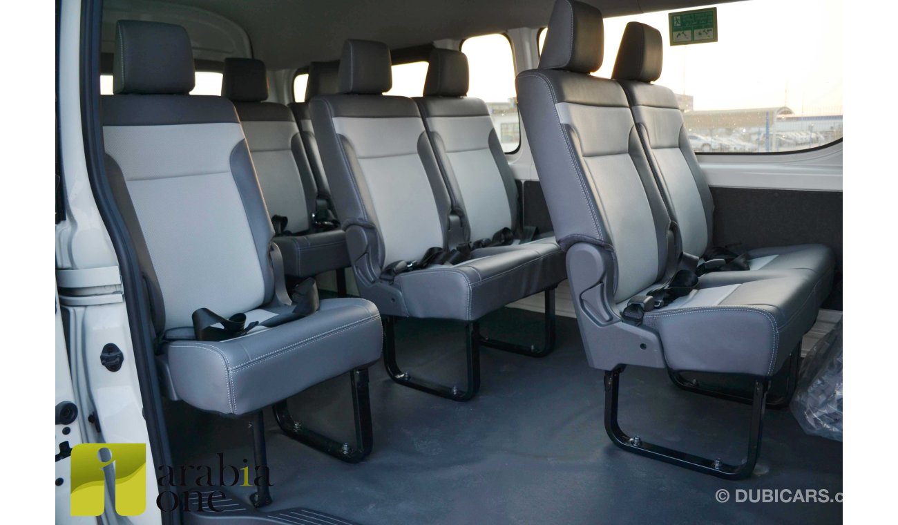 Toyota Hiace 3.5L - M/T with LEATHER SEATS, WHITE BUMPER & REAR LCD SCREEN