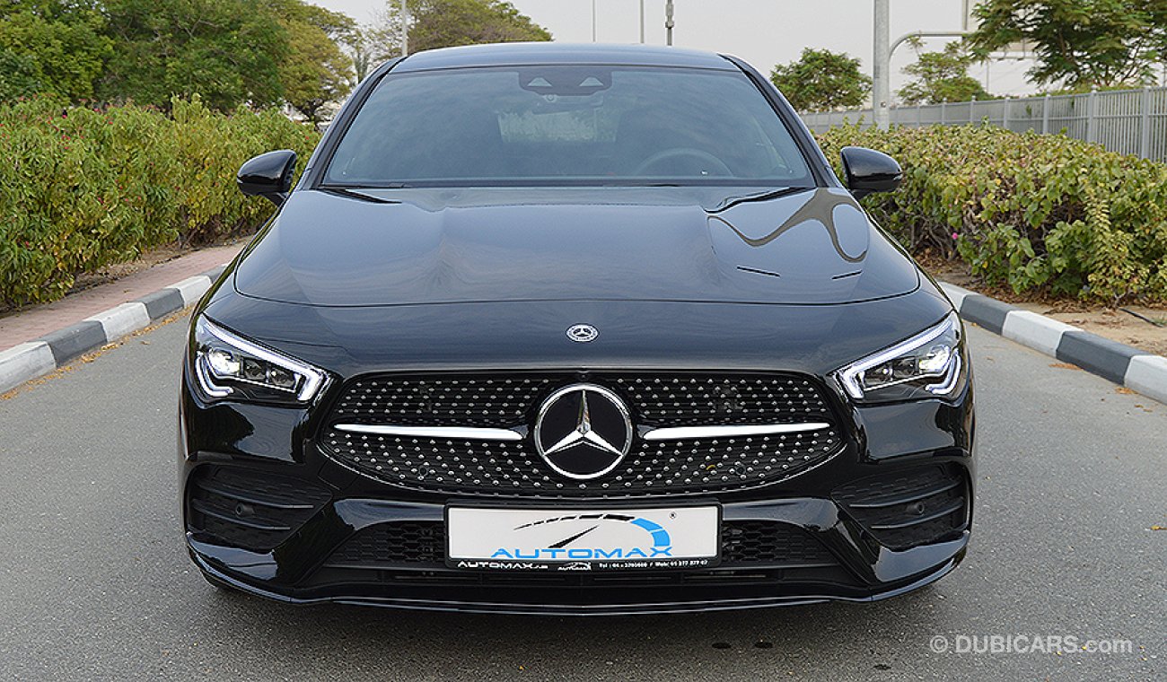 Mercedes-Benz CLA 200 AMG 2020, GCC, 0km, with 2 Years Unlimited Mileage Warranty + 60,000km Free Service at EMC