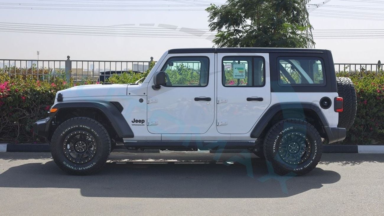 جيب رانجلر Unlimited Sport S I4 2.0T 2025 GCC 0Km With 3 Years Or 100,000Km Warranty