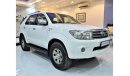 Toyota Fortuner EXCELLENT DEAL for our 4 Cylinder Toyota Fortuner 2010 Model!! in White Color! GCC Specs