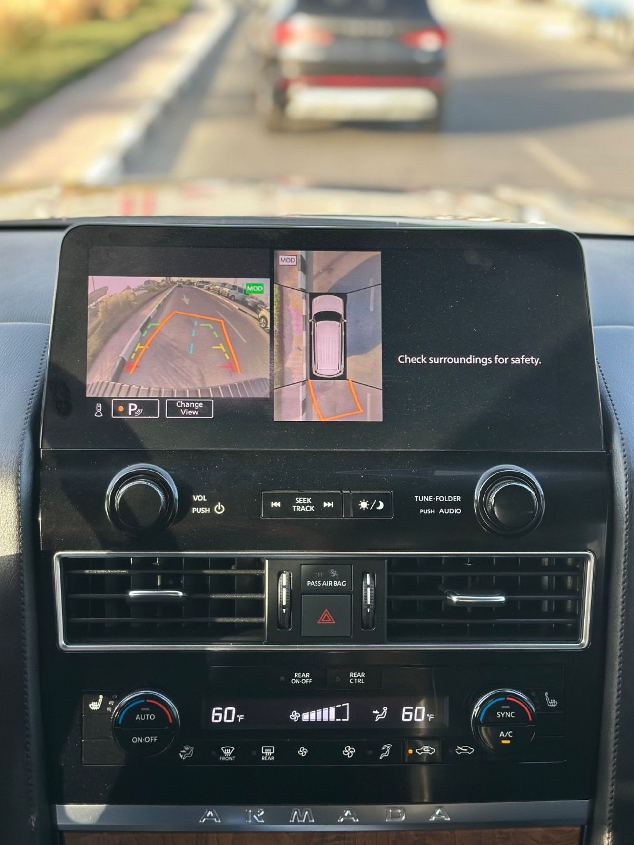 نيسان أرمادا SL 360 camera,Sunroof Full option