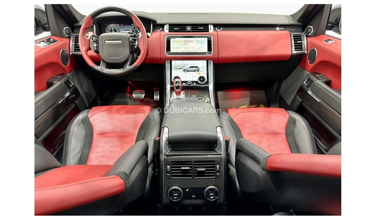 لاند روفر رينج روفر سبورت 2022 Range Rover Sport SVR Carbon, June 2025 Warranty, Service Contract, Full Options, Low Kms, Euro