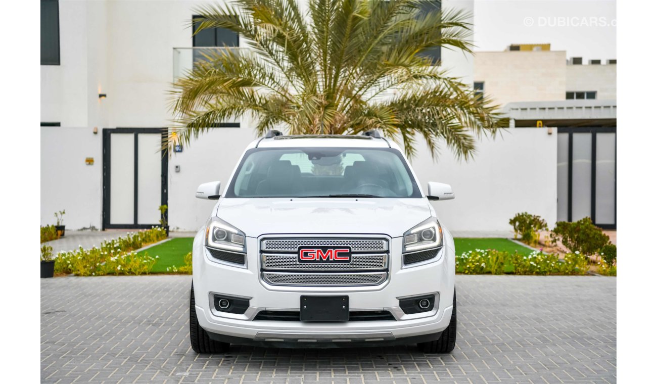 GMC Acadia Denali - AED 1,547 Per Month - 0% DP