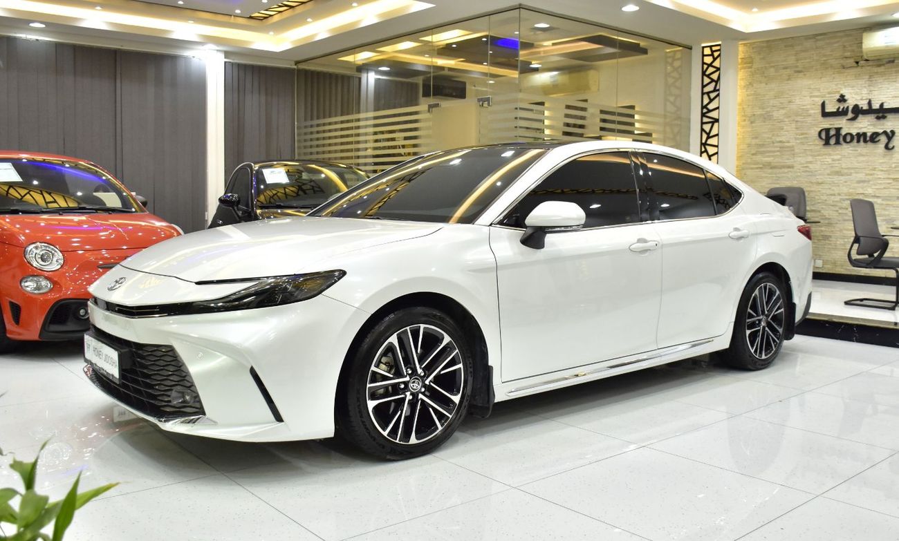 Toyota Camry EXCELLENT DEAL for our Toyota Camry GLE ( 2025 Model ) in White Color GCC Specs