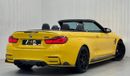 بي أم دبليو M4 2018 BMW M4 CONVERTIBLE, 1 Year warranty, Full Service History With Abu Dhabi Motors, GCC