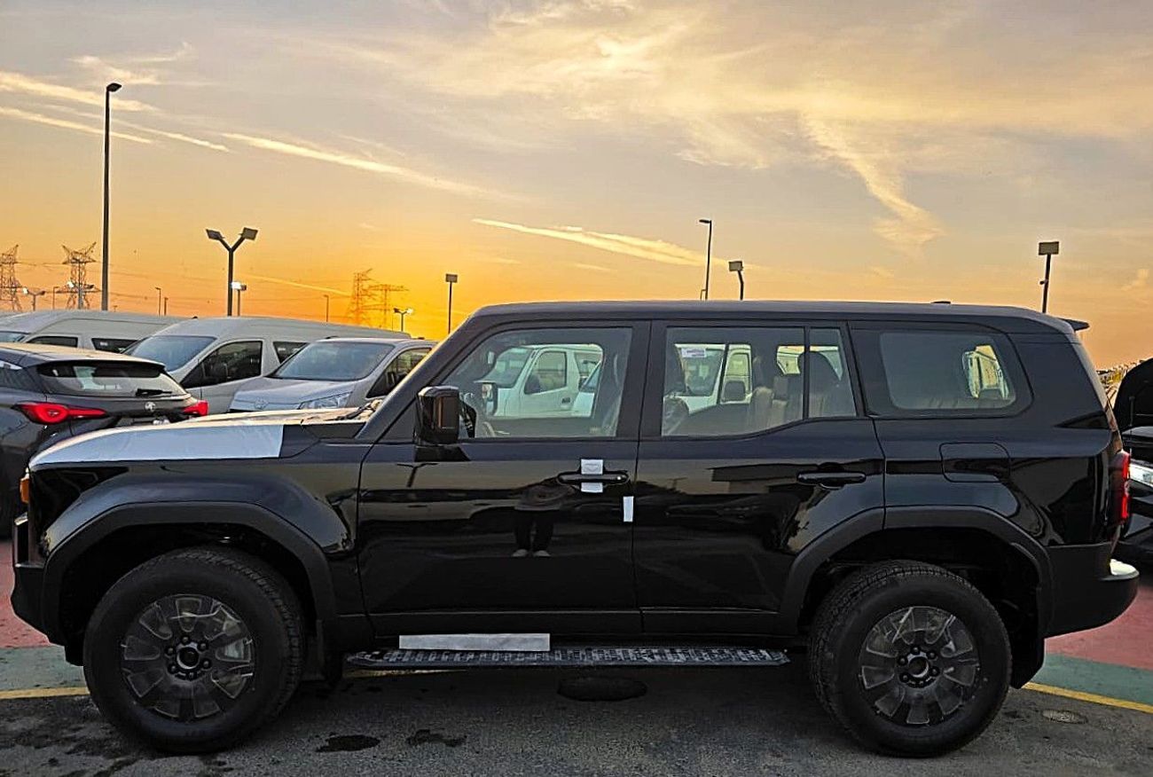 Toyota Prado Adventure Mono Tone 2.4T Toyota land Cruiser Prado 4*4  2.4L Turbo A/T PETROL 2025 black color