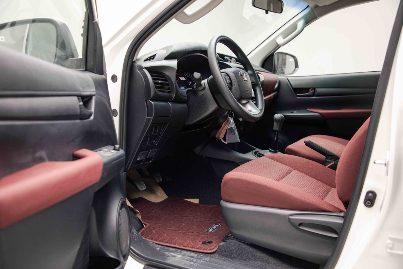 Toyota Hilux DLS 2.4L - White Inside Maroon | Export Only