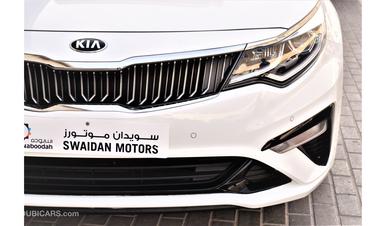 Kia Optima AED 1272 PM | 0% DP | 2.4L LX GCC WARRANTY