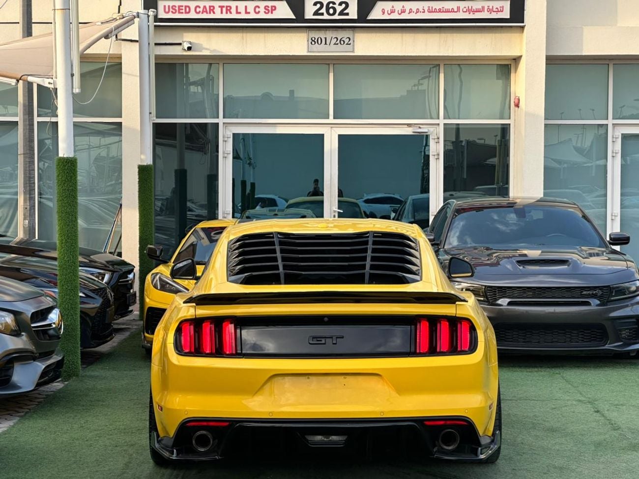 فورد موستانج فورد موستنج GT 5.0 بريميوم خليجي 2017 فل ابشن صبغ وكاله تشييكات وكاله بحاله ممتازه