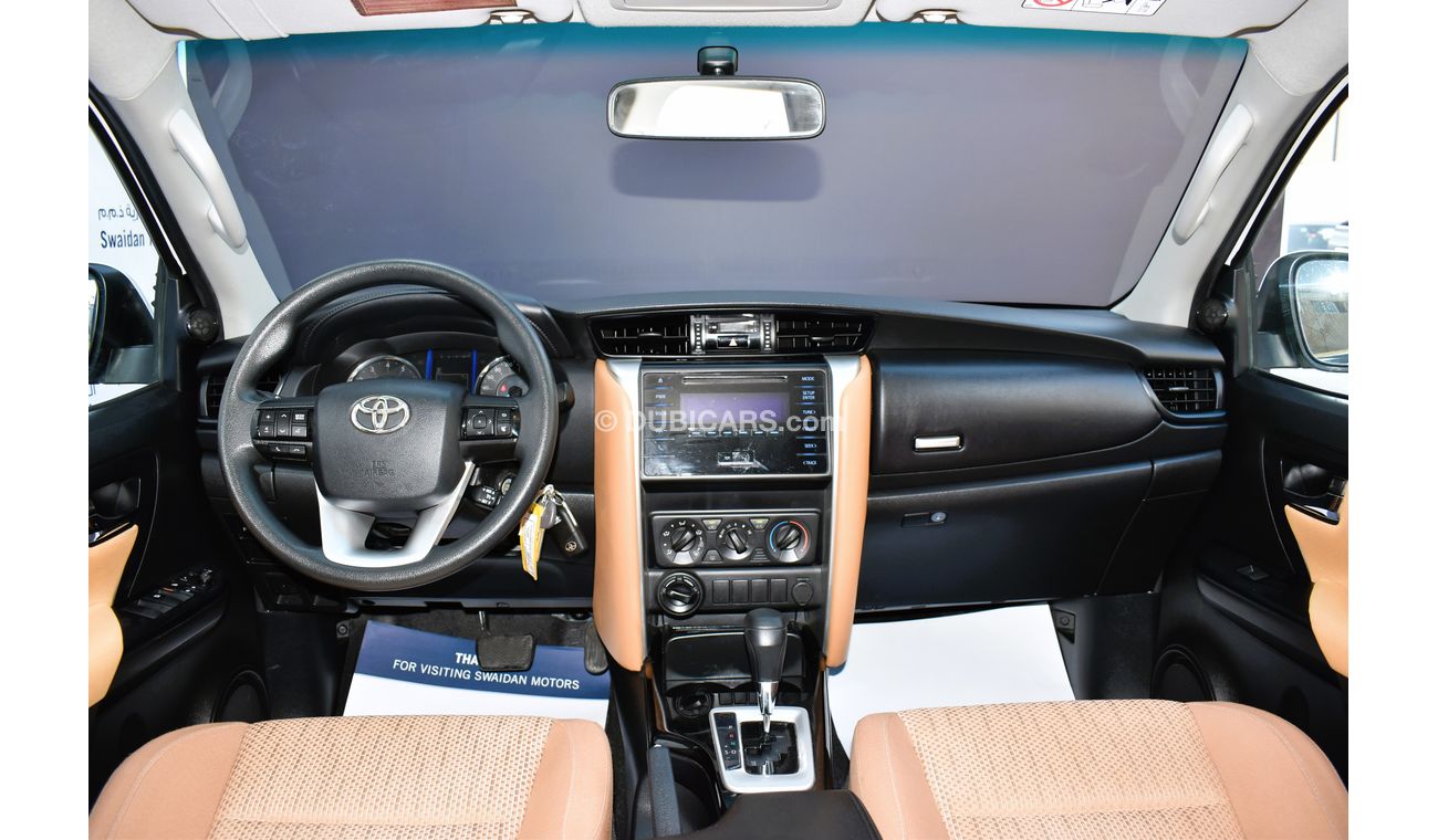 Toyota Fortuner AED 1599 PM | 2.7L EXR 4WD GCC DEALER WARRANTY