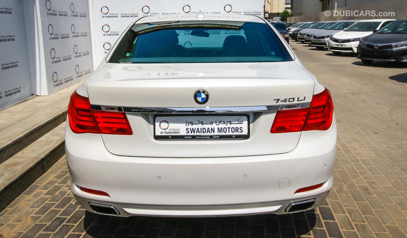 BMW 740Li INDIVIDUAL I 2012 MODEL UNDER WARRANTY GCC SPECS