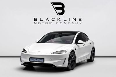 Tesla Model 3 PERFORMANCE BUY NOW, PAY 2027 | THE BLACKLINE STANDARD | Tesla Warranty, Carbon Fibre, GCC