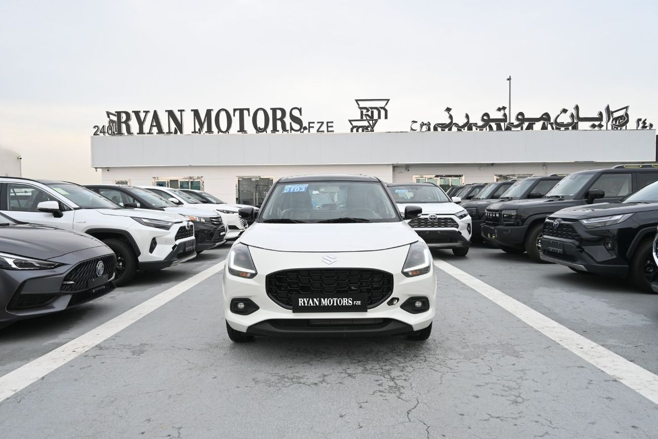 سوزوكي سويفت GLX Suzuki Swift 1.2L Petrol, Hatchback, FWD, White Dual Tone, Model 2026