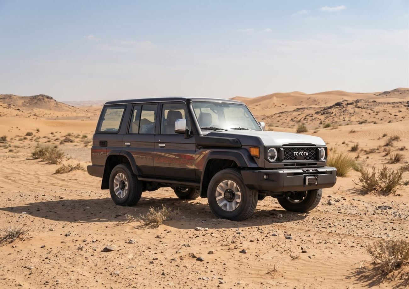 تويوتا لاند كروزر 70 LC76 LX 2.8 ناقل حركة أوتوماتيكي، دفع رباعي، قفل تفاضلي، صندوق تبريد، ونش، مصابيح LED، كاميرا خلفية