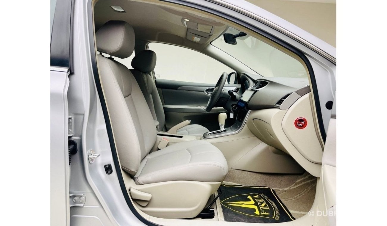 Nissan Sentra SV + LEATHER SEATS + NAVIGATION + CAMERA + ALLOY WHEEL / 2019 / GCC / UNLIMITED KMS WARRANTY / 836DH