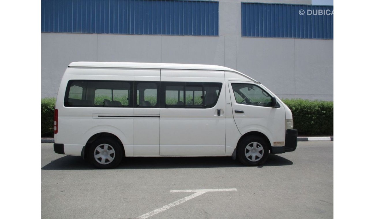 Toyota Hiace TOYOTA HIACE HIGH ROOF 15 PASSENGER 2010 GULF SPACE ACCIDENT FREE