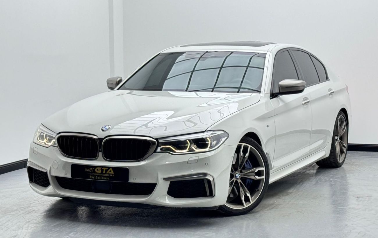 BMW M550i Std 4.4L 2018 BMW 550i xDrive M-Sport, Oct 2027 BMW Service Contract, BMW Service History, GCC