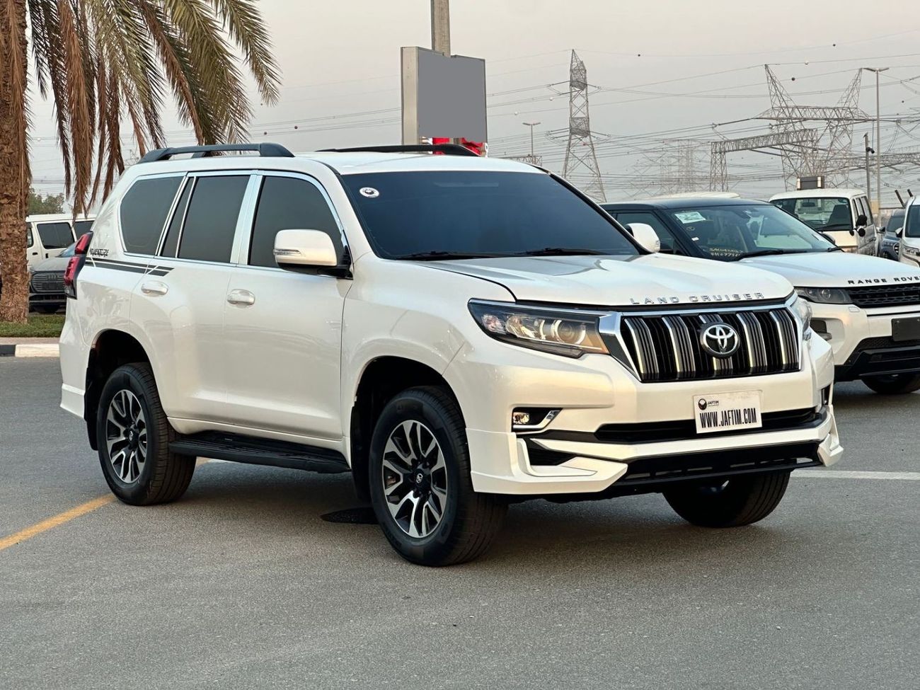 Toyota Prado MODIFIED TO PRADO 2023 | TEXTURED LEATHER SEATS | 2.7L PETROL | 2017 | TESLA SCREEN | LHD | REAR VIE