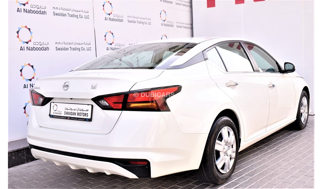 Nissan Altima AED 1039 PM 2.5L S 2020 GCC DEALER WARRANTY