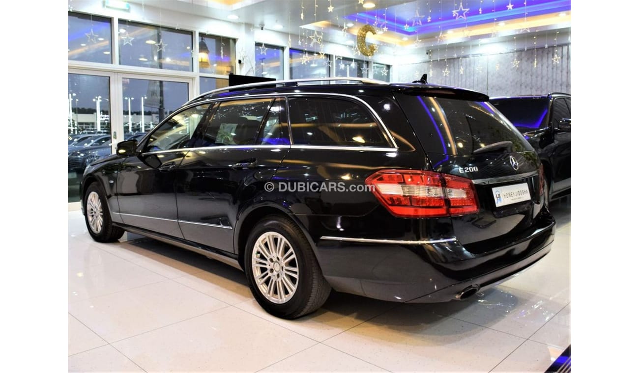 مرسيدس بنز E200 ONLY 135000 KM Mercedes Benz E200 2012 Model!! in Black Color! GCC Specs