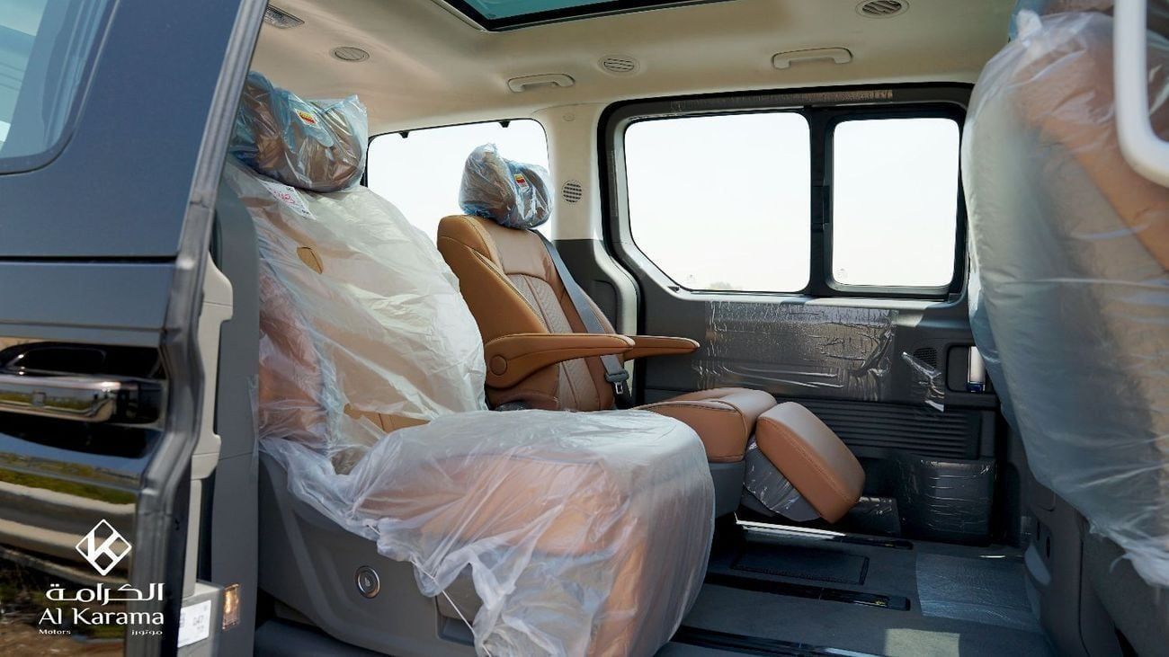 هيونداي ستاريا سيارة 3.5 لتر VIP مزودة بمقاعد للطيار/الشخصيات المهمة | كاميرا 360 درجة | نظام صوتي Boss | فتحتان لل