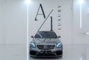 مرسيدس بنز S 63 AMG 2018 Mercedes S63, V8 Biturbo 4Matic+, Warranty, Excellent Condition, Korean Specs