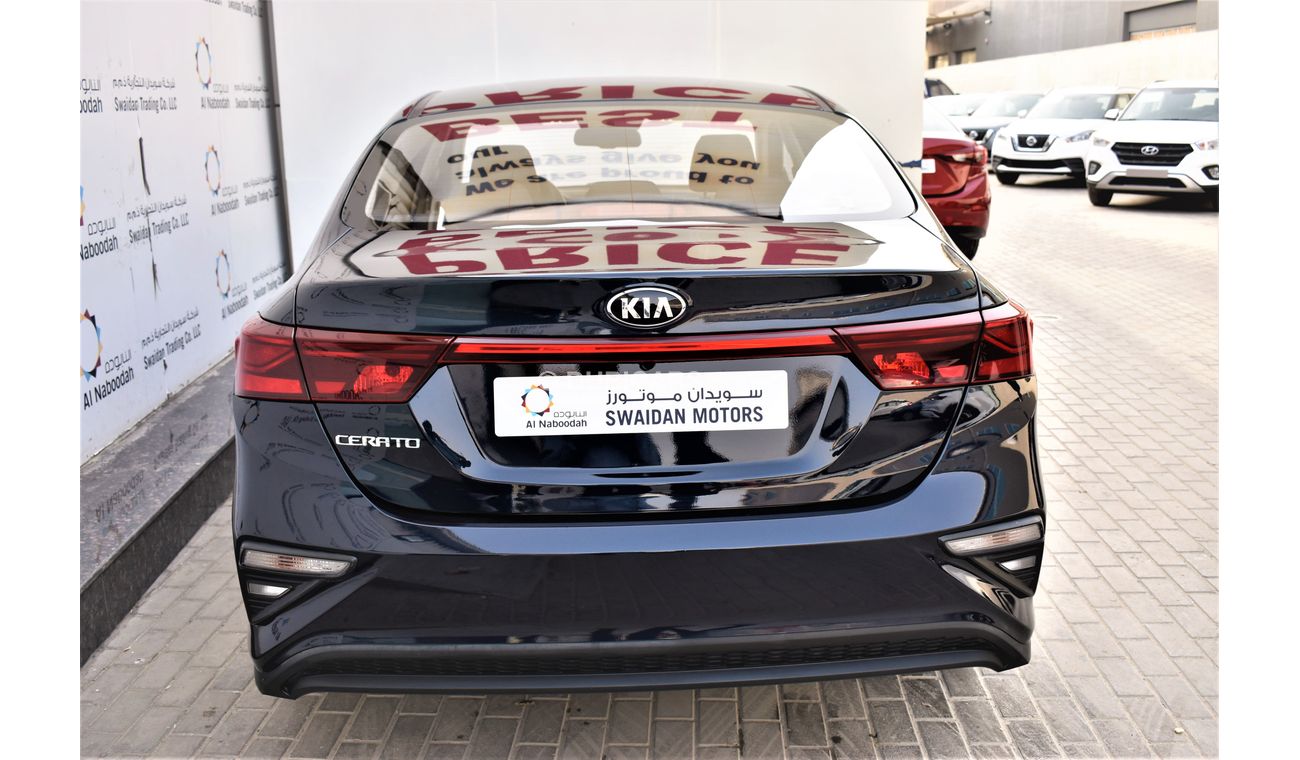 Kia Cerato AED 879 PM 1.6L LX GCC AGENCY WARRANTY UP 2025 OR 150K KM