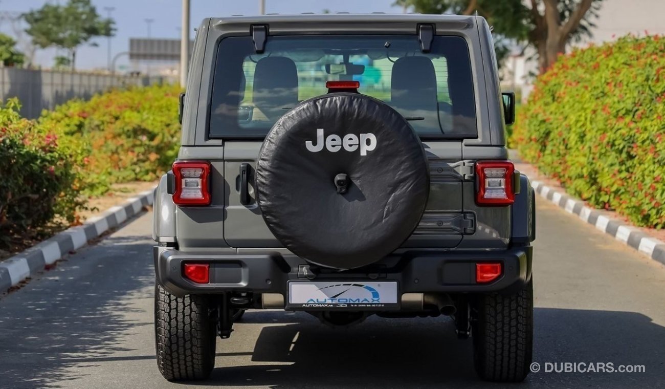 Jeep Wrangler Unlimited Sahara V6 3.6L 4X4 , 2023 GCC , 0Km , With 3 Years or 60K Km Warranty @Official Dealer