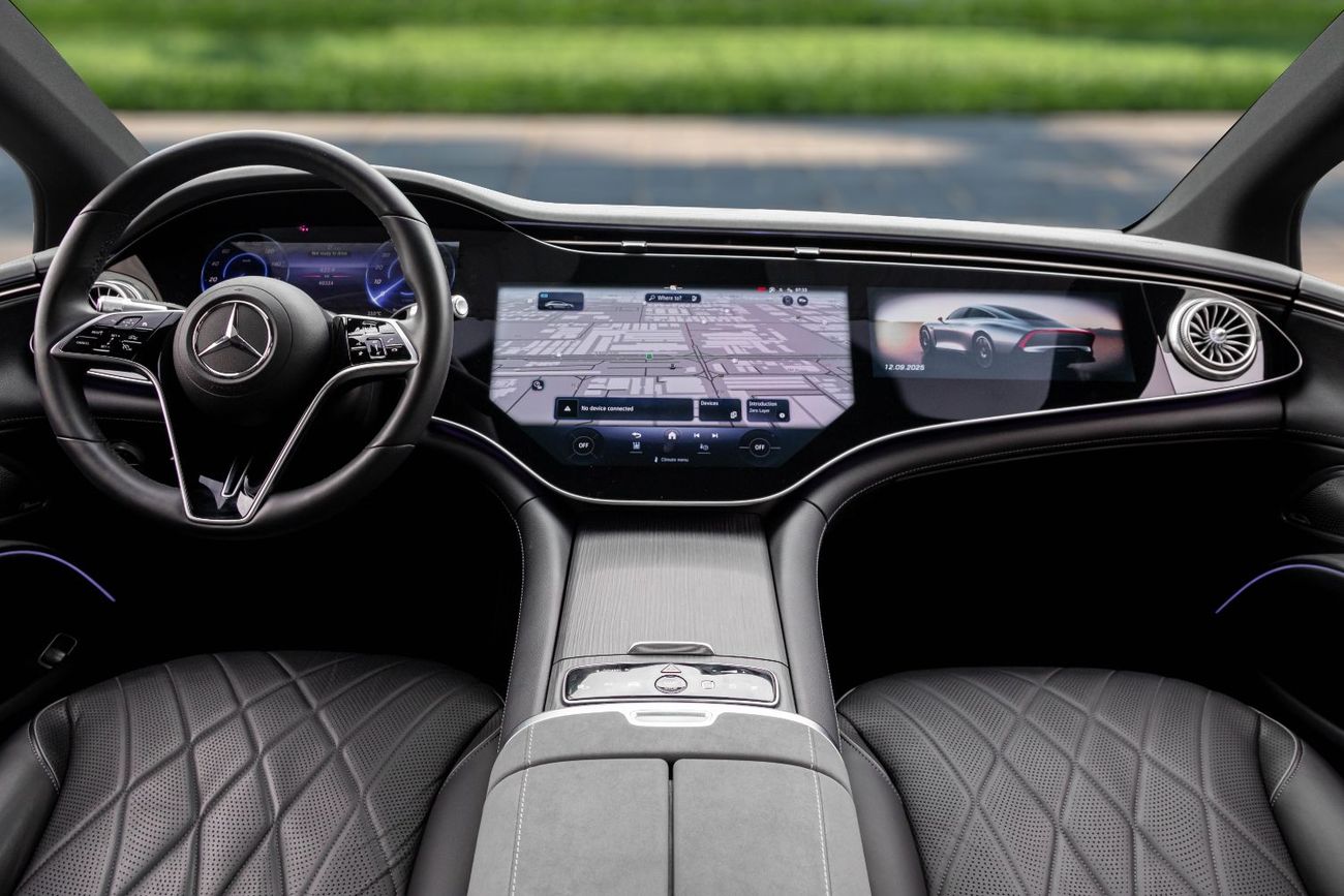 مرسيدس بنز EQS 450+ 450+ | 4,504 P.M  | 0% Downpayment | Agency Warranty!