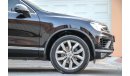 Volkswagen Touareg AED 1570 PM with 0% Downpayment